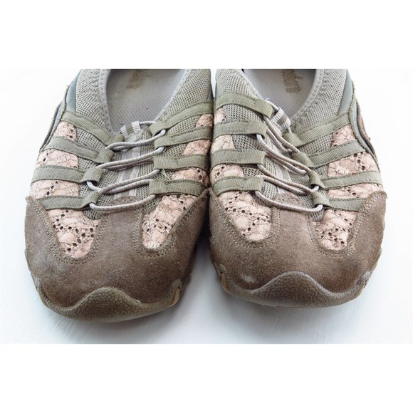 Skechers Walking Shoes Brown Leather Women9Medium - Picture 2 of 7